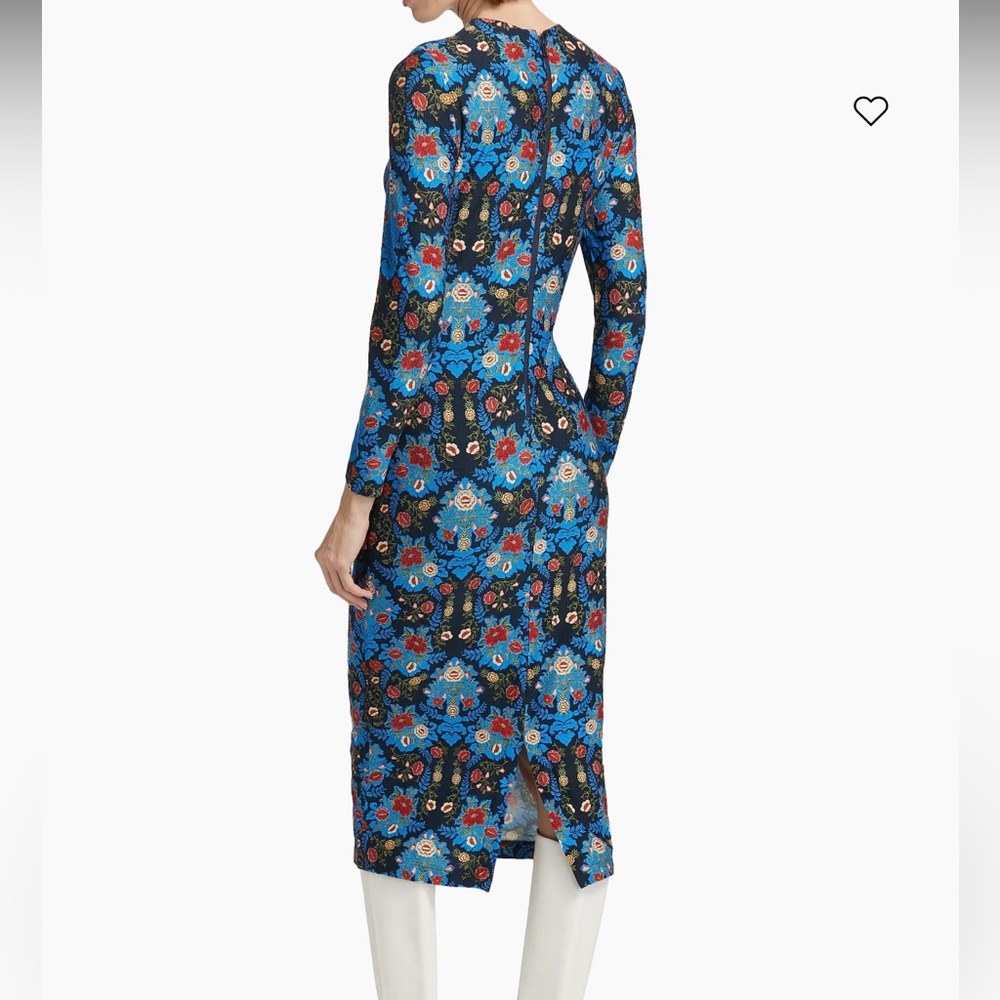 NWT Farm Rio Arabesque Floral Jersey Midi-Dress Size Small - Picture 2 of 16